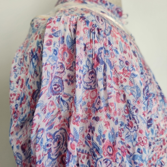 PHOOL Gauze Cotton Floral Maxi Dress - Picture 4 of 14